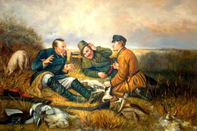 Рассказы на охоте у костра