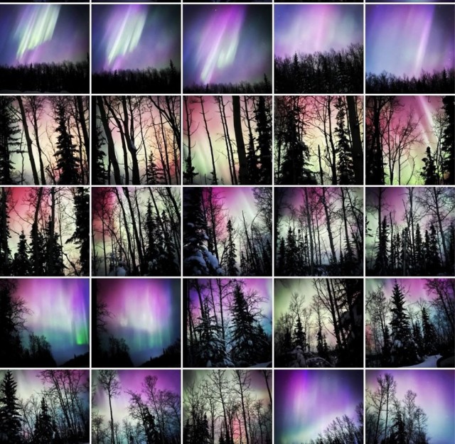 Северное сияние бывает разное.