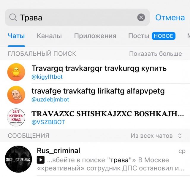 ГИБДДшник потребовал от автолюбителя открыть Телеграм и вбить в поиск слово «трава»