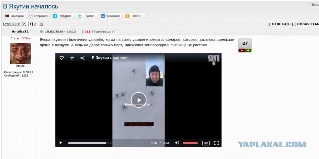 Генномодифицированные комары покусали скот
