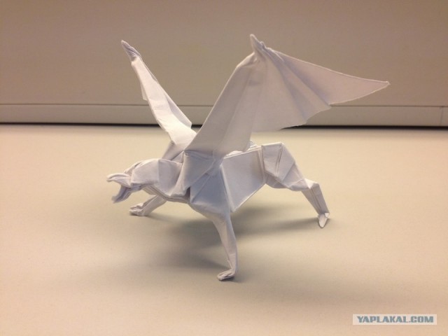 Как сделать оригами-дракона в 3 шага