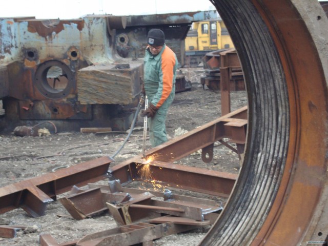 Фотоотчет обычного работяги на сталелитейном завод