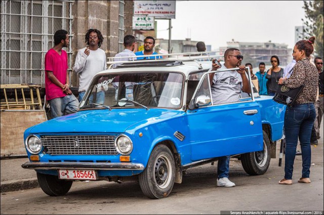 Эфиопское такси. ВАЗ-2101