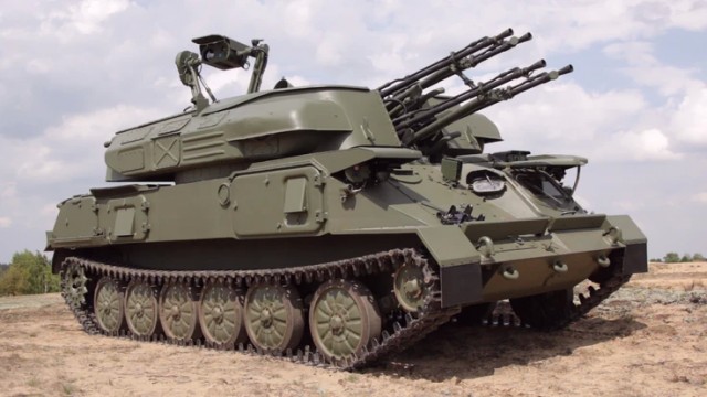 Попытка сбить БПЛА из стрелкового оружия