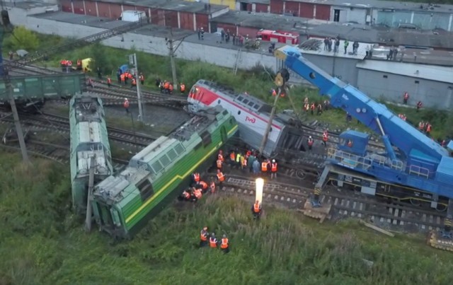 21 вагон сошёл с рельсов в Кировской области