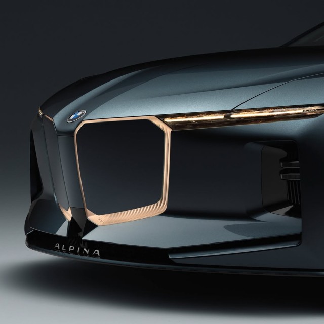 Концепт Vision BMW Alpina оказался огромным купе с мотором V8