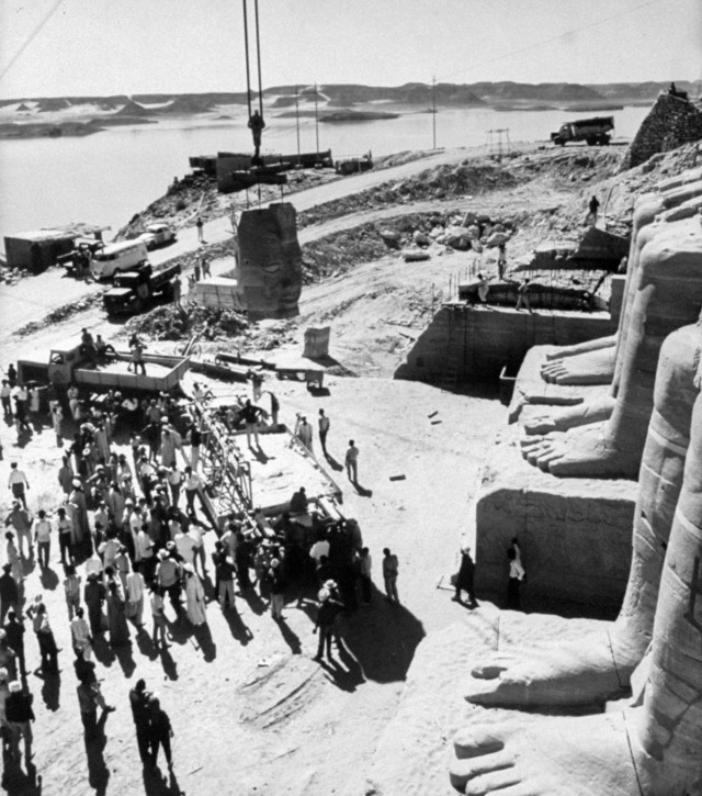 Спасение Храма Рамсеса II в фотографиях