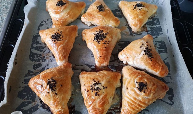 Узбекская кухня. Самса слоеная
