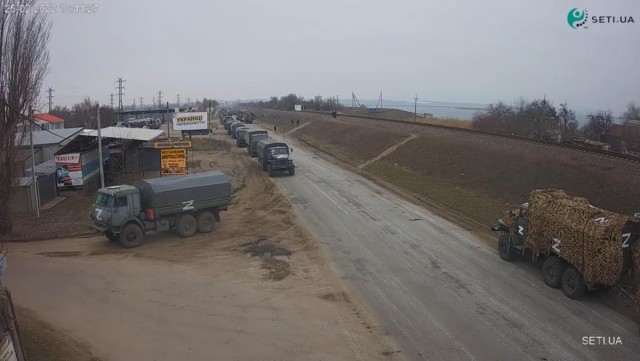 Разбомбленная колонна Z