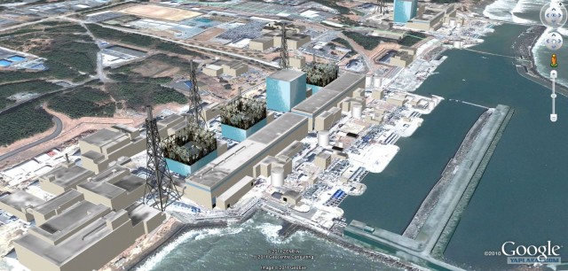Фукусима - Аэросъемка с высоким разрешением