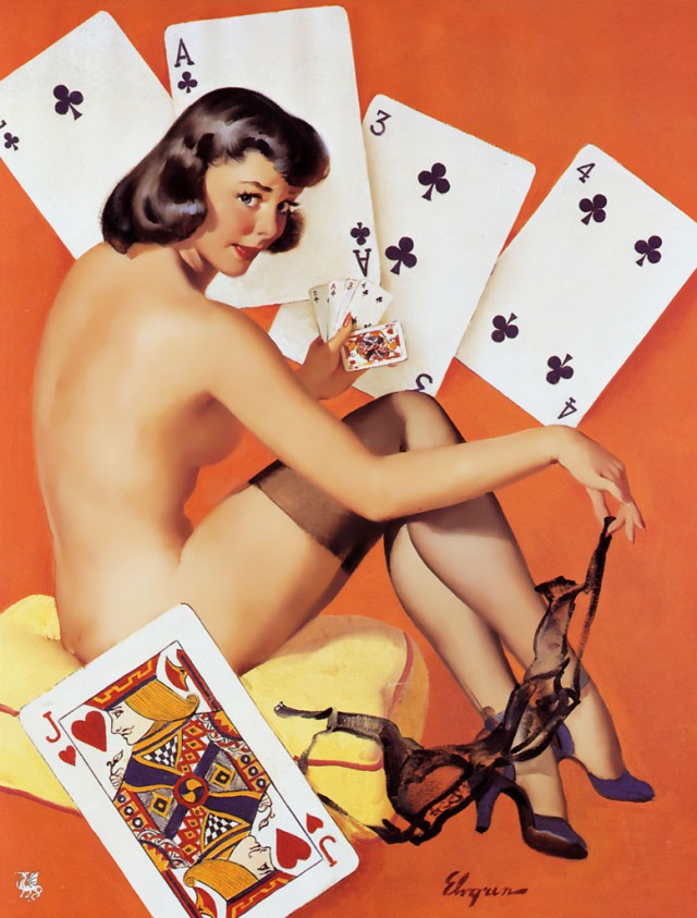 PIN-UP искусство Old school