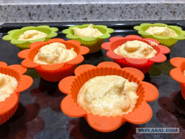 Кукурузные кексы. Без глютена.