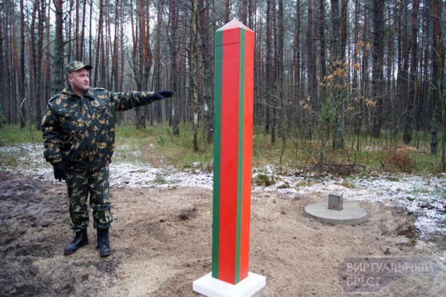 Немного видео с границы Беларуси и Литвы