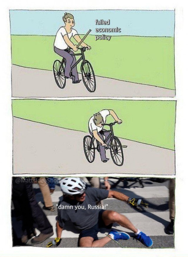 Джо Байден упал во время велопрогулки