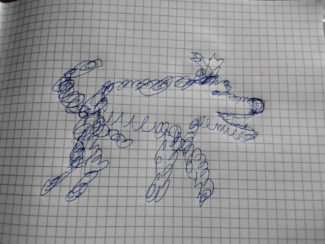 Пёсовый портрет. Рисунок