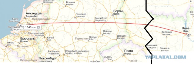 в Киеве появился указатель в сторону