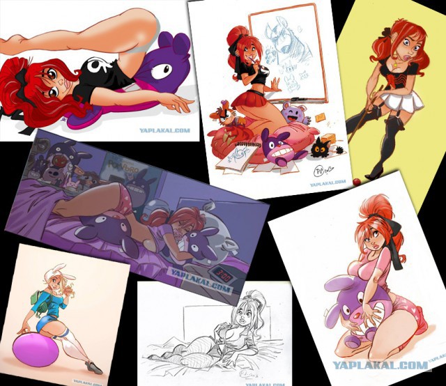 Сексуальные красотки художника Pedro Perez