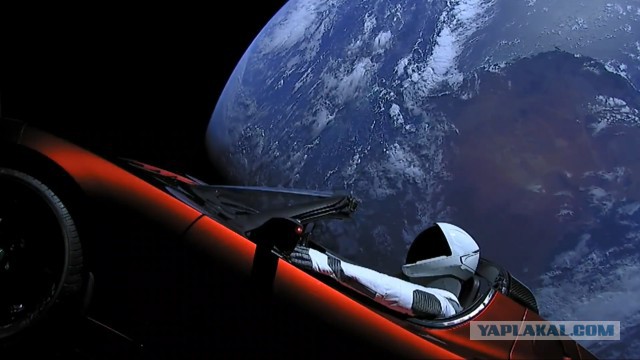 Запуск Falcon Heavy к Марсу от SpaceX