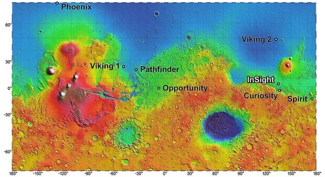 Американский корабль InSight садится на Марс: прямая онлайн-трансляция