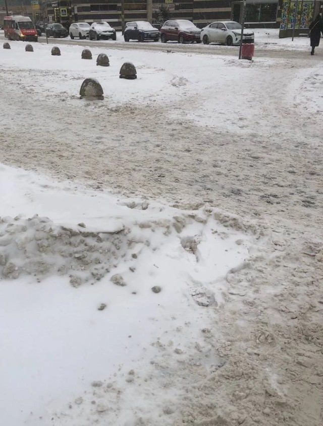 Зима в Санкт-Петербург опять пришла внезапно