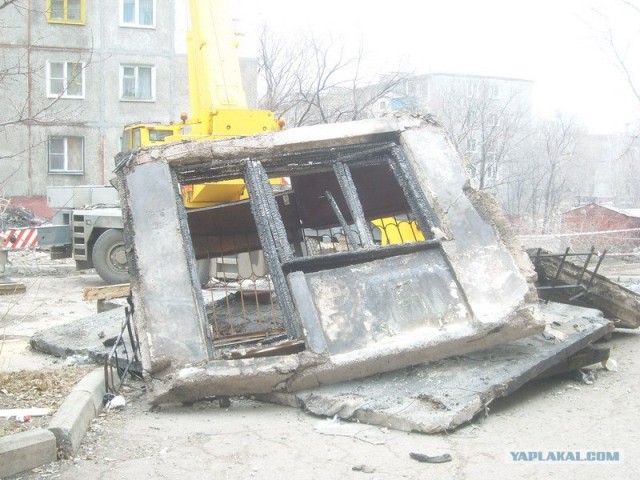 Взрыв газа в Хабаровске