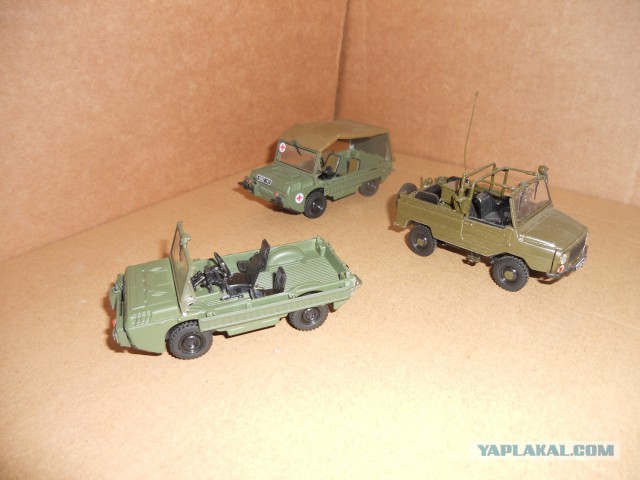 Военные автомобили в масштабе, с времён РККА до на