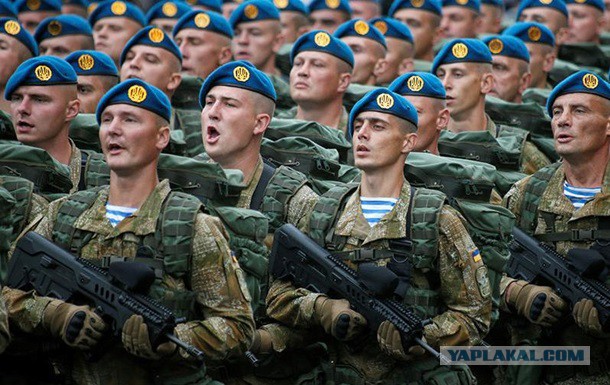 Украинские десантники отказались от голубых беретов