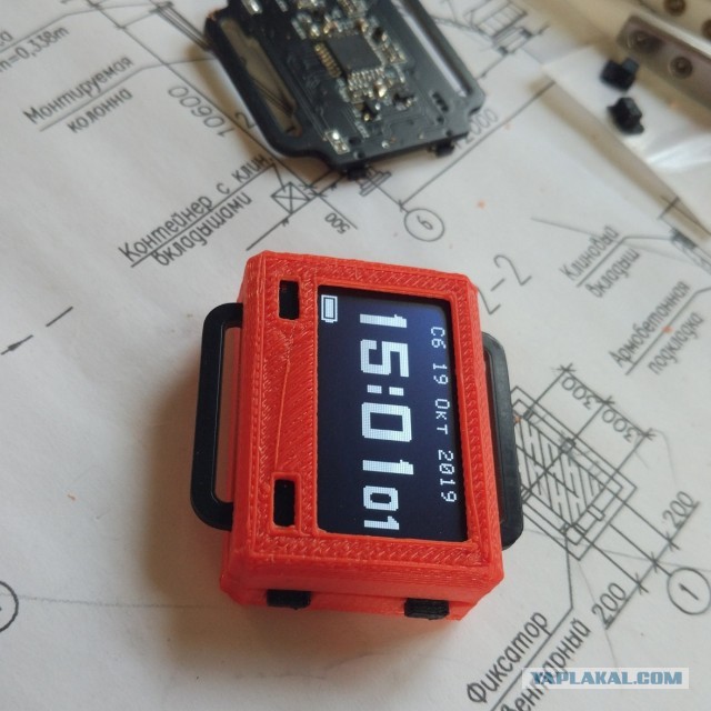 Наручные часы на OLED и Atmega328P