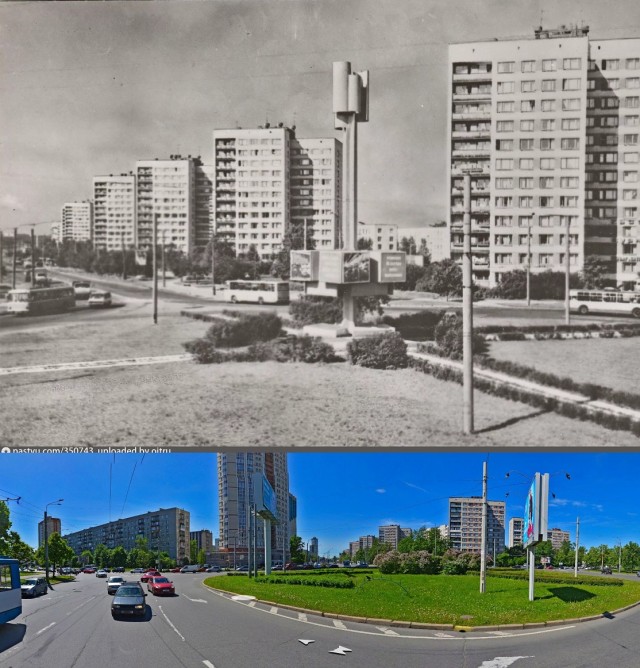 Старые и современные фото Санкт-Петербурга