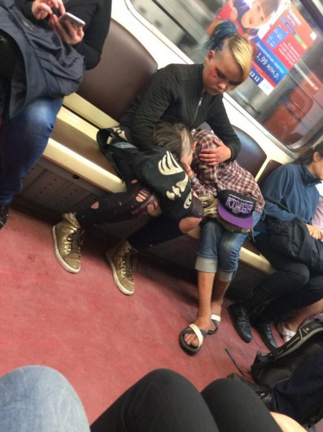 Модники из российского метрополитена