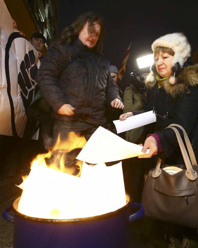 Митинг в Беларусии