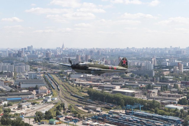Перегон восстановленного штурмовика Ил-2
