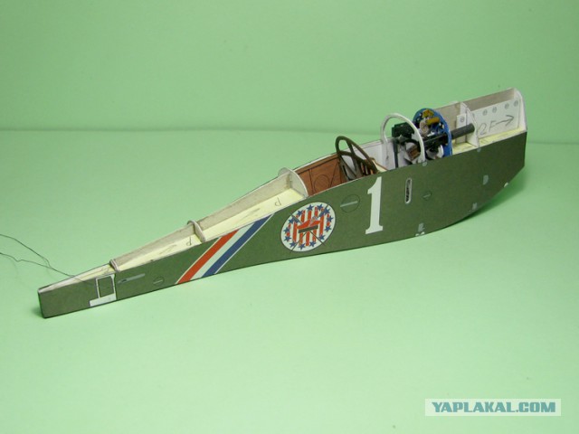 Ansaldo A.1 Balilla. Модель самолета из бумаги