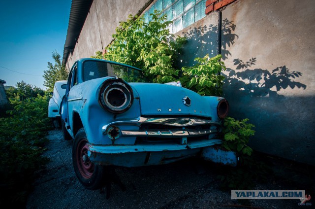 Прогулка по гаражам закончилась находкой старых заброшенных советских ☭ автомобилей