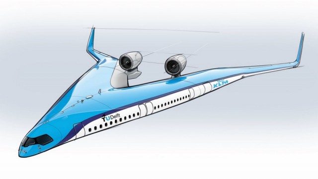 Самолет Flying-V сжигает на 20% меньше топлива и может перевозить более 300 пассажиров