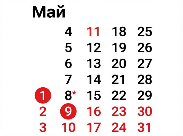 Долгие майские выходные — всё