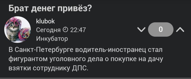 *БАЯН*Брат денег привёз?