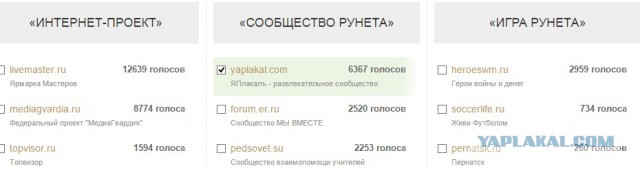 ЯП получил Премию Рунета 2015