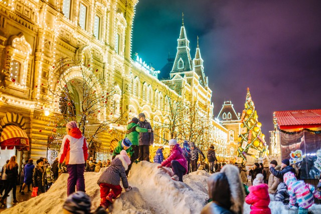 Предновогодняя Москва.