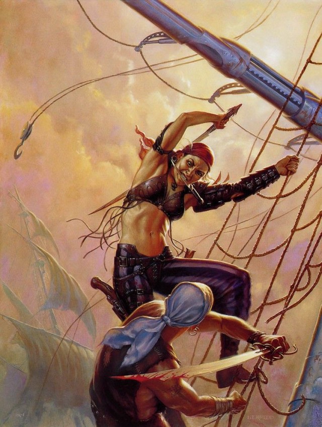 Калико Джек — история пирата, который брал в команду женщин и не протрезвел, пока его не повесили