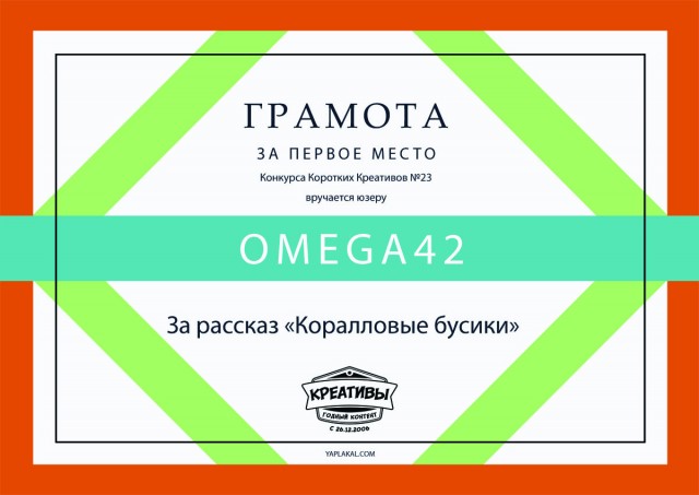 Конкурс Коротких Креативов №23. Итоги