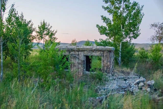Взорванный в 70-х комплекс группового старта ядерных ракет 551-го РП