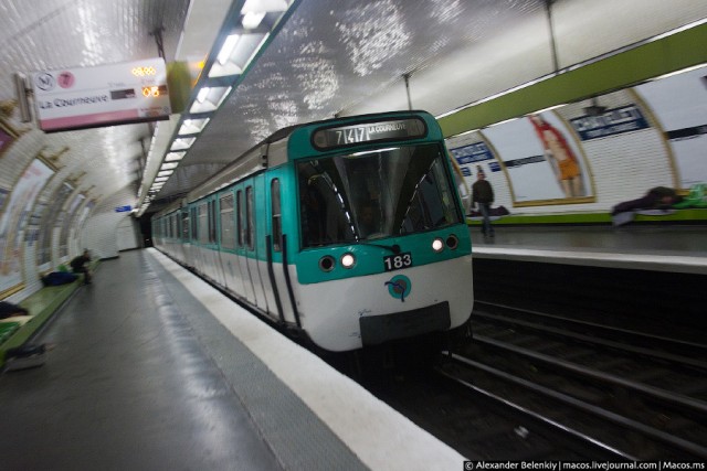 Парижский метрополитен.