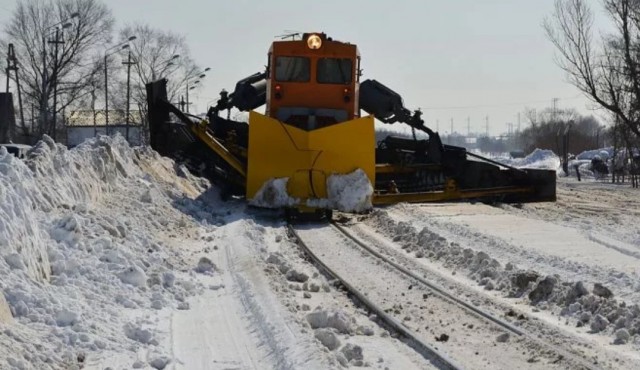 Снегоочистители железнодорожного полотна