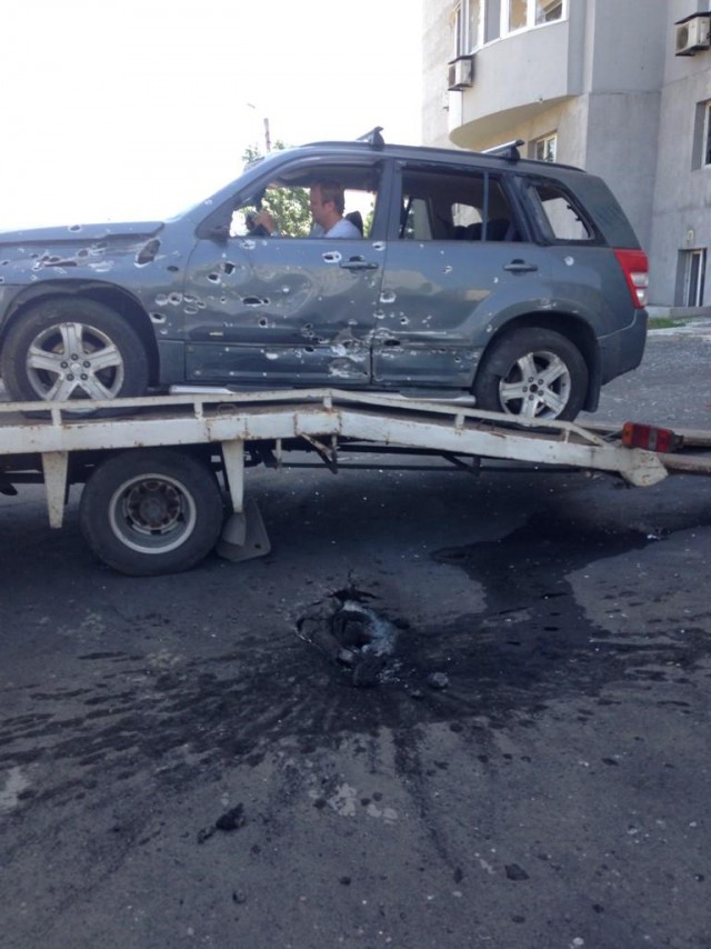 Начался обстрел Донецка