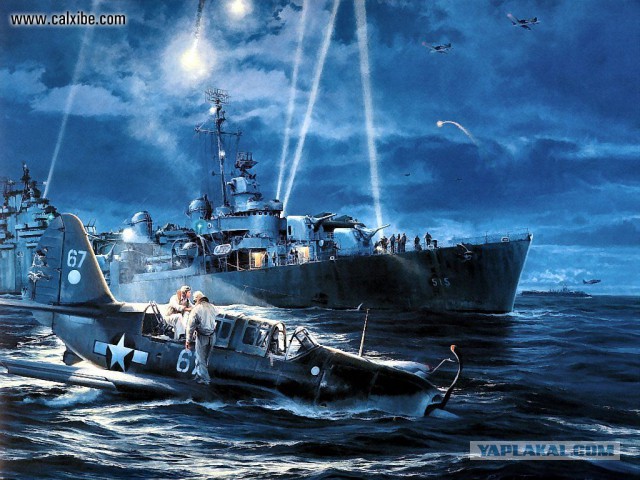 Самолеты ВМВ в рисунках