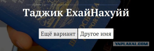В сети запустили «таджикизатор» фамилий