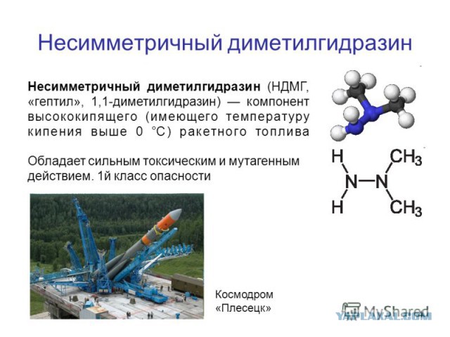 Гептил (на чем летают ракеты)