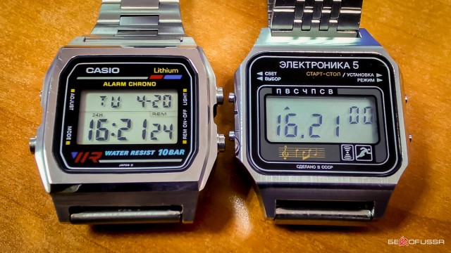 Советская "Электроника" против японских "Casio". Кто круче и точнее