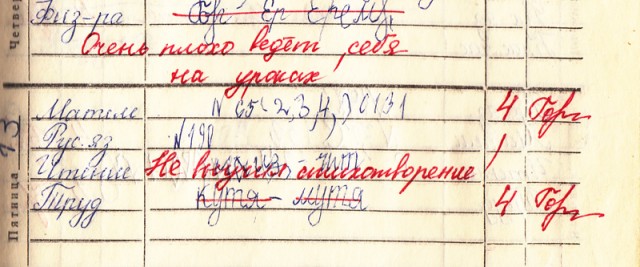 Дневник школьника СССР
